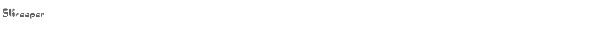 Sample characters 5 Kreeper Font
