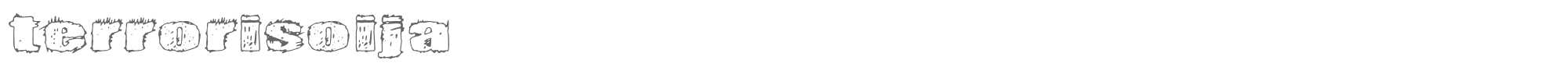Terra Terrorisoija.ttf font preview