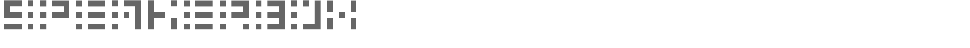 Sample characters Speakerbox Font