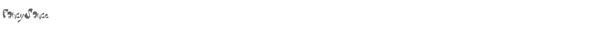 Fancy Sauce FancySauce.ttf font preview