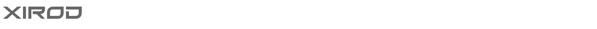 Sample characters Xirod Font