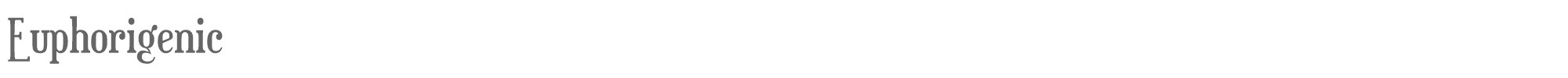 Euphorigenic euphorigenic.ttf font preview