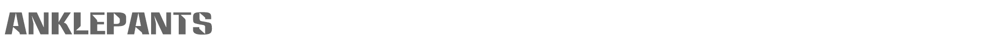 Anklepants anklepants.ttf font preview