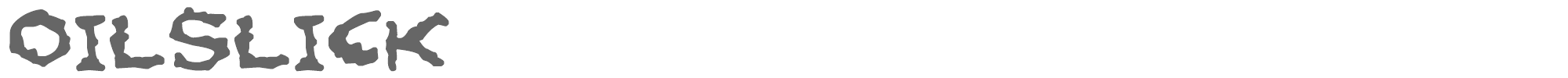 Oilslick Oilslick.otf font preview