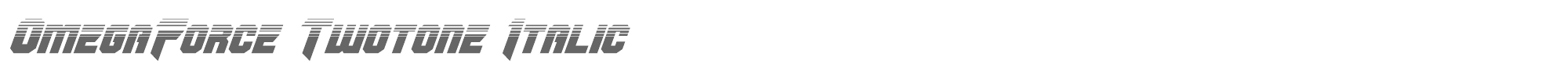 OmegaForce omegaforcetwoital1_2.ttf font preview