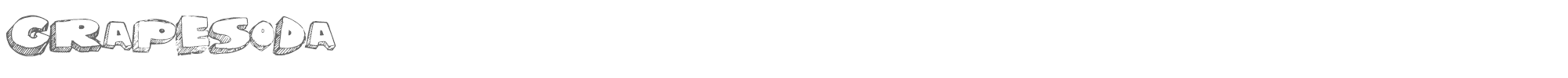 Grape Soda GrapeSoda.ttf font preview