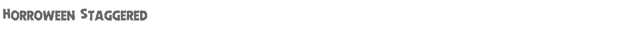 Horroween horroweenstag.ttf font preview