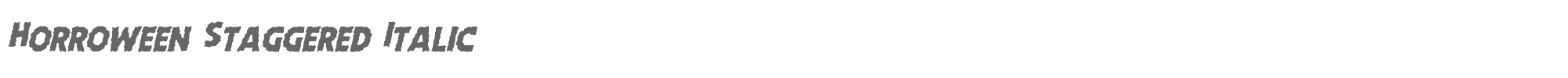 Horroween horroweenstagital.ttf font preview