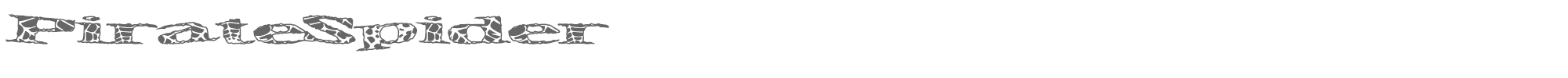 Pirate Spider PirateSpider.ttf font preview