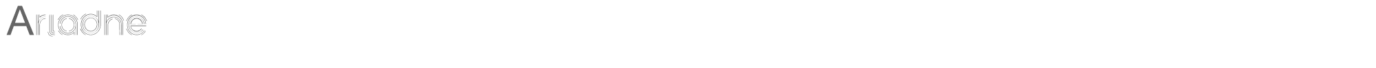 Sample characters Ariadne Font