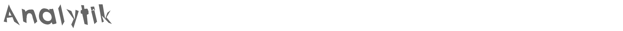 Analytik Analytik.otf font preview