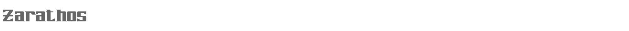 Zarathos Zarathos.otf font preview