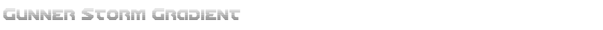 Gunner Storm gunnerstormgrad.ttf font preview