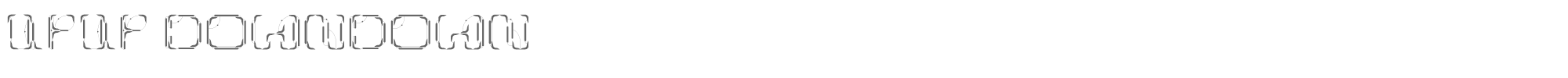 Sample characters UpUp DownDown Font