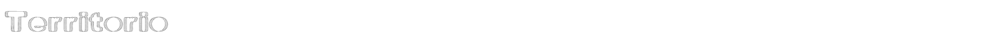 Sample characters Territorio Font