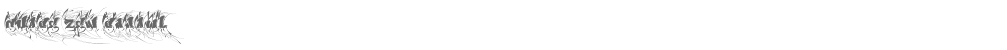 Chase Zen Sprawl CHASEZENSPRAWL.ttf font preview