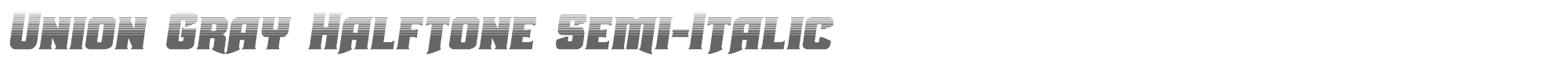 Union Gray uniongrayhalfsemital.ttf font preview
