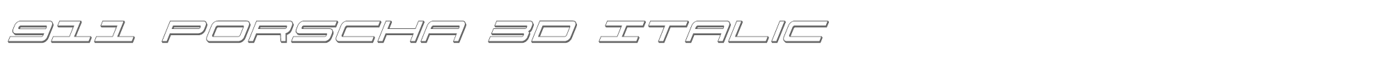 911 Porscha 911porschav33dital.ttf font preview