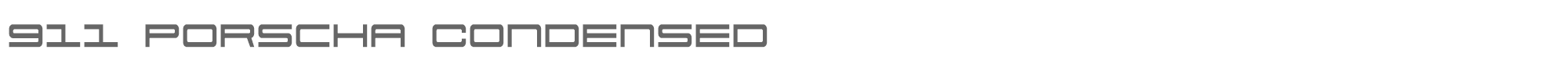 911 Porscha 911porschav3cond.ttf font preview