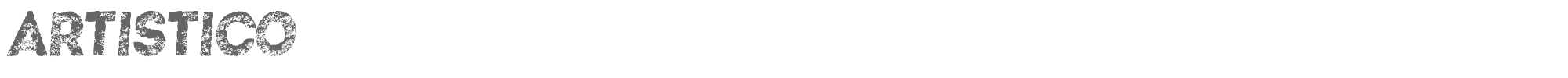 Artistico Artistico.ttf font preview