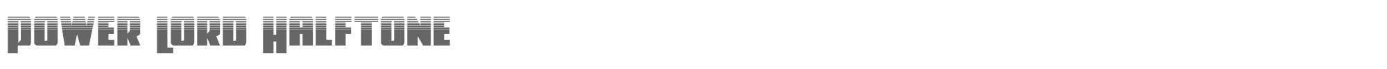 Power Lord powerlordhalf.ttf font preview