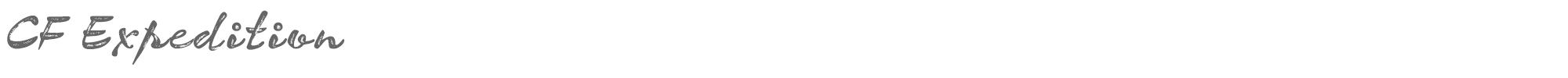 Sample characters CF Expedition Font