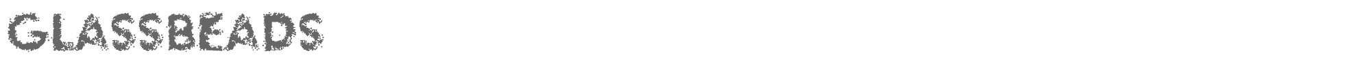 Glass Beads glassbeads.ttf font preview