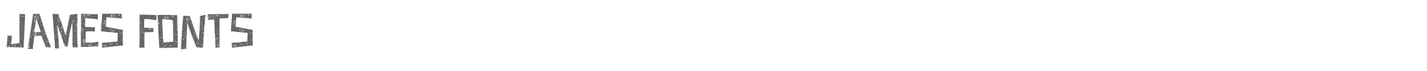 James Fonts JAMES_FONT.ttf font preview