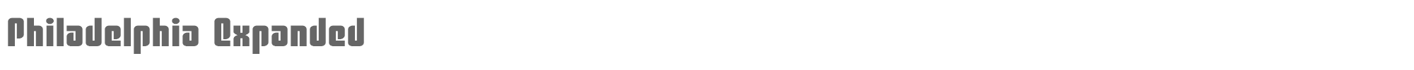 Philadelphia philadelphiaexpand.ttf font preview
