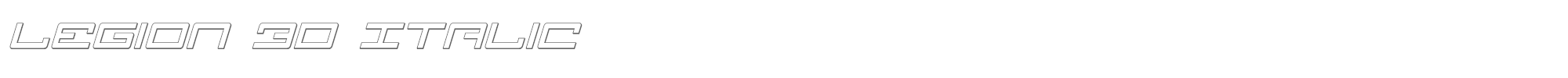 Legion legion3dital.ttf font preview
