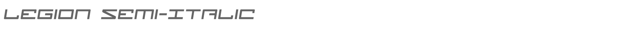 Legion legionsemital.ttf font preview