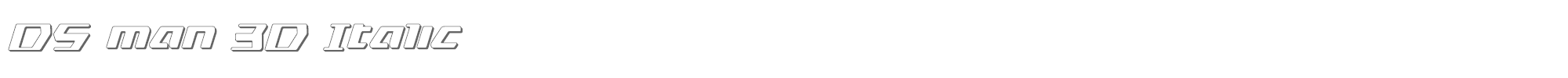 DS Man dsman3dital.ttf font preview
