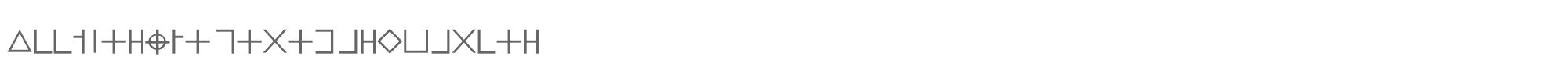 Sample characters Illuminati Dirigens Berlin Font