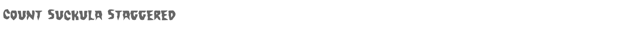Count Suckula countsuckulastag.ttf font preview