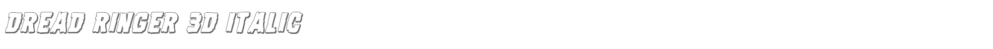Dread Ringer dreadringer3dital.ttf font preview