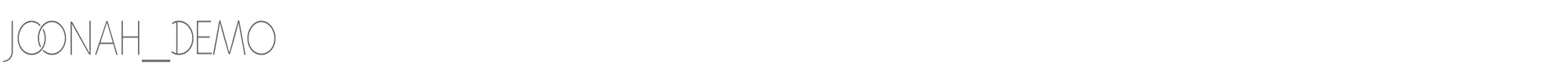 Sample characters Jonah Font