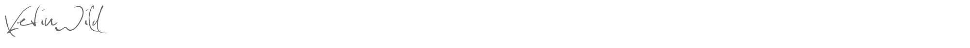 Sample characters Kevin Wild Font
