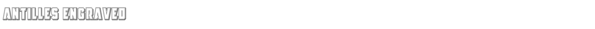 Antilles antillesengraved.ttf font preview