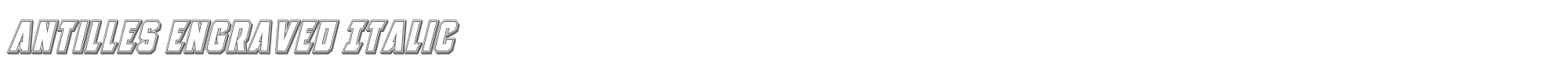 Antilles antillesengravedital.ttf font preview