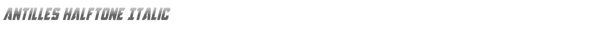 Antilles antilleshalfital.ttf font preview
