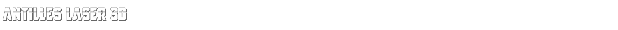 Antilles antilleslaser3d.ttf font preview