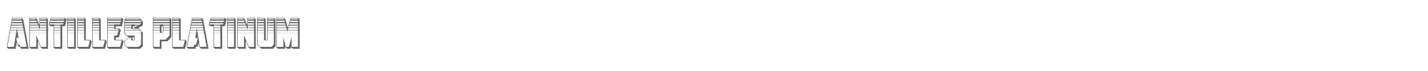 Antilles antillesplat.ttf font preview