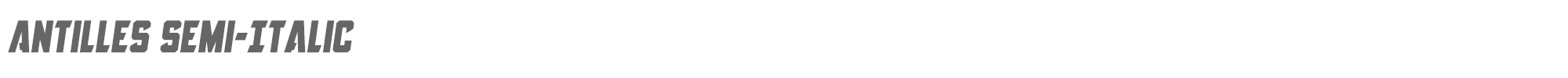 Antilles antillessemital.ttf font preview