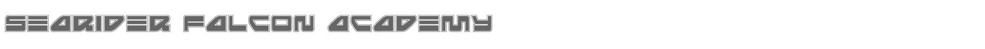Searider Falcon seariderfalconacad.ttf font preview
