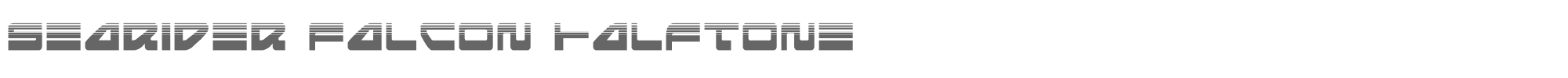 Searider Falcon seariderfalconhalf.ttf font preview