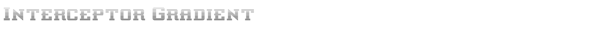 Interceptor interceptorgrad.ttf font preview