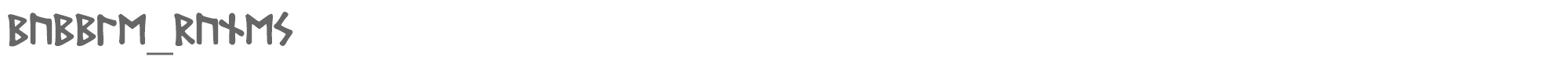 Bubble Runes Bubble_Runes.ttf font preview