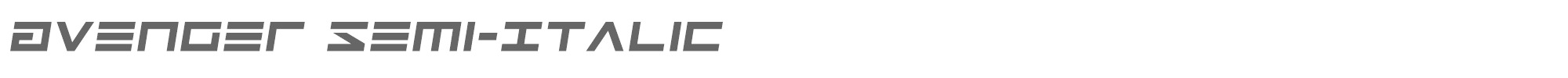 Avenger avengersemital.ttf font preview