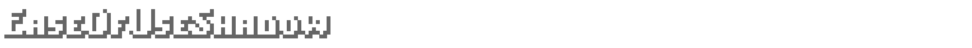 Ease Of Use EaseOfUseShadow.ttf font preview