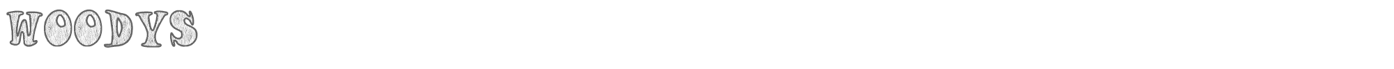 Woodys Woodys.ttf font preview